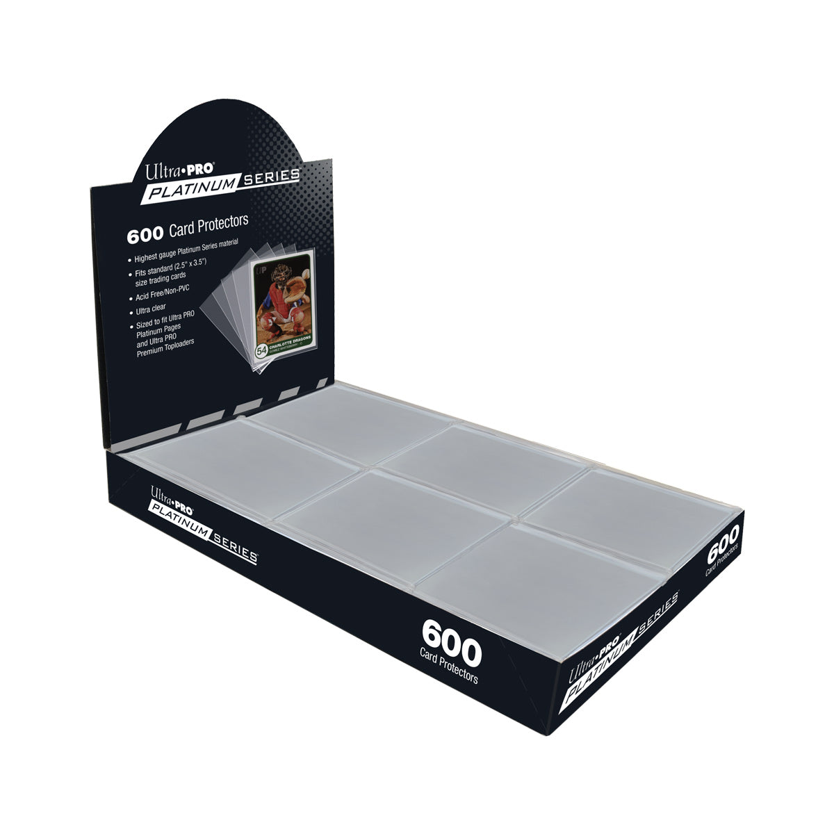 2-1/2X 3-1/2 Platinum Series Card Protectors - 600ct - Special Order