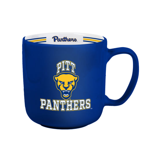 Pittsburgh Panthers Coffee Mug 15oz Stripe Design