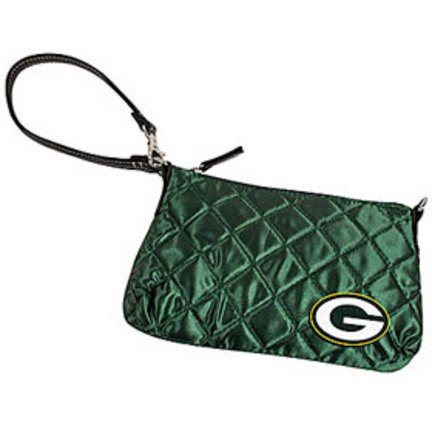 Green Bay Packers Quilted Wristlet Purse