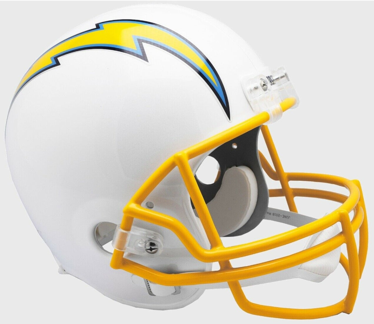 Los Angeles Chargers Helmet Riddell Replica Full Size VSR4 Style 2019