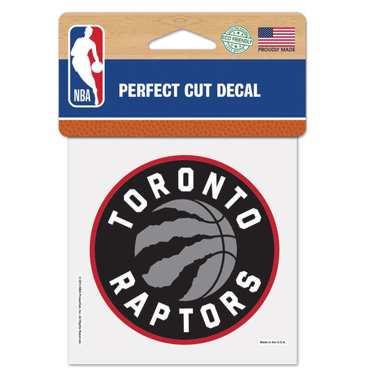 Toronto Raptors Decal 4x4 Perfect Cut Color - Special Order