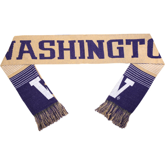 Washington Huskies Split Logo Reverse Scarf - 2015