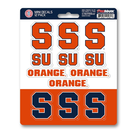 Syracuse Orange Decal Set Mini 12 Pack - Special Order