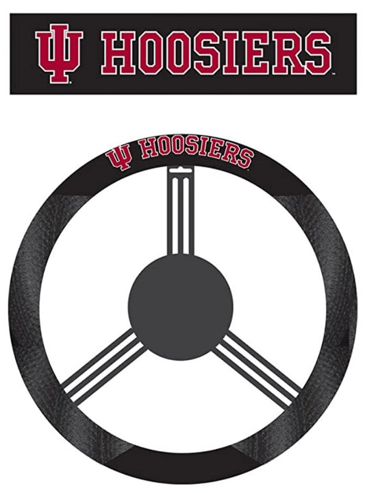 Indiana Hoosiers Steering Wheel Cover Mesh Style CO