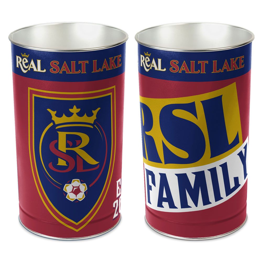 Real Salt Lake Wastebasket 15 Inch Special Order