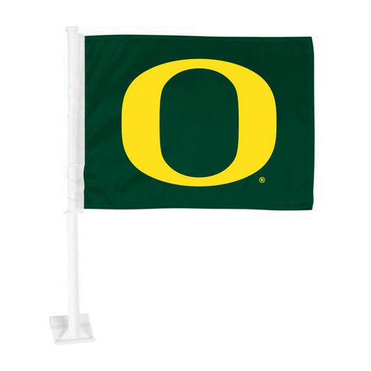 Oregon Ducks Flag Car Primary Logo
