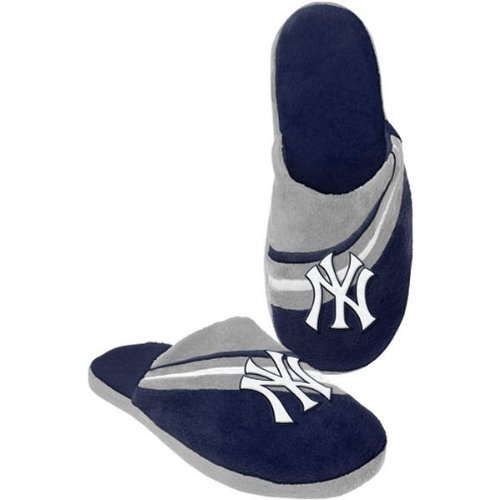 New York Yankees Slipper - Big Logo Stripe - (1 Pair) - S