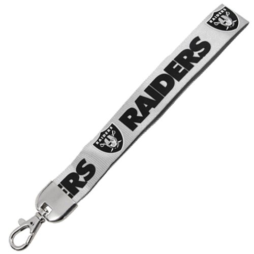 Las Vegas Raiders Lanyard Wristlet Style Silver