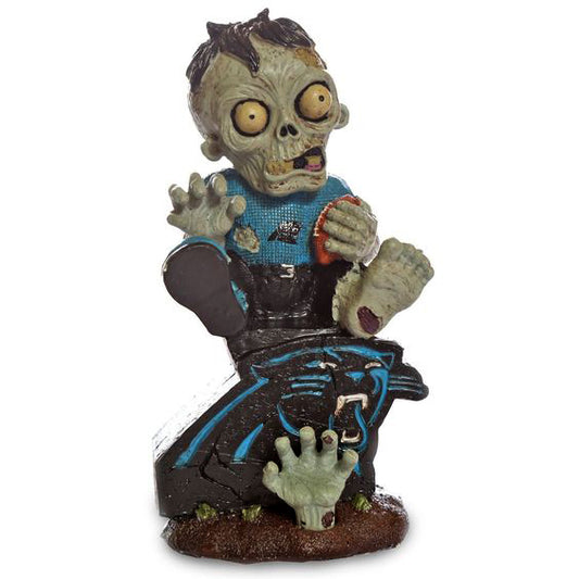 Carolina Panthers Zombie On Logo Figurine