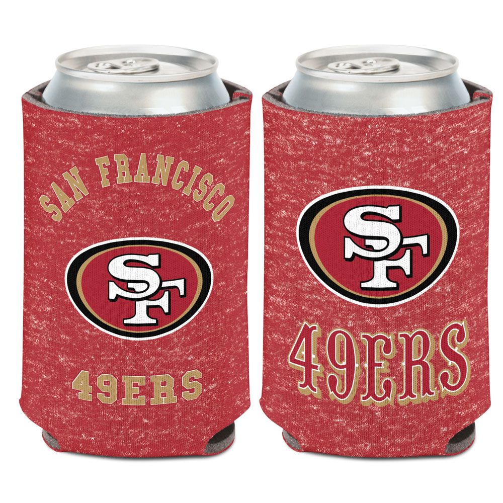 San Francisco 49ers Can Cooler Heathered