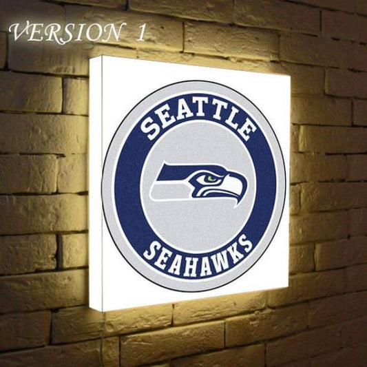 Seattle Seahawks Sign Light Up Wall Style