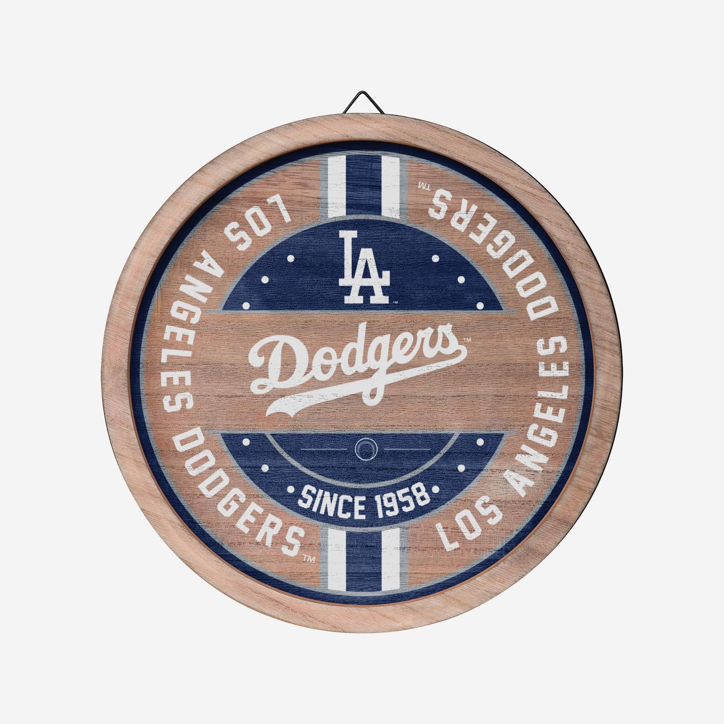 Los Angeles Dodgers Sign Wood Barrel Design