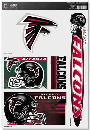 Atlanta Falcons Decal 11x17 Multi Use 5 Piece - Special Order