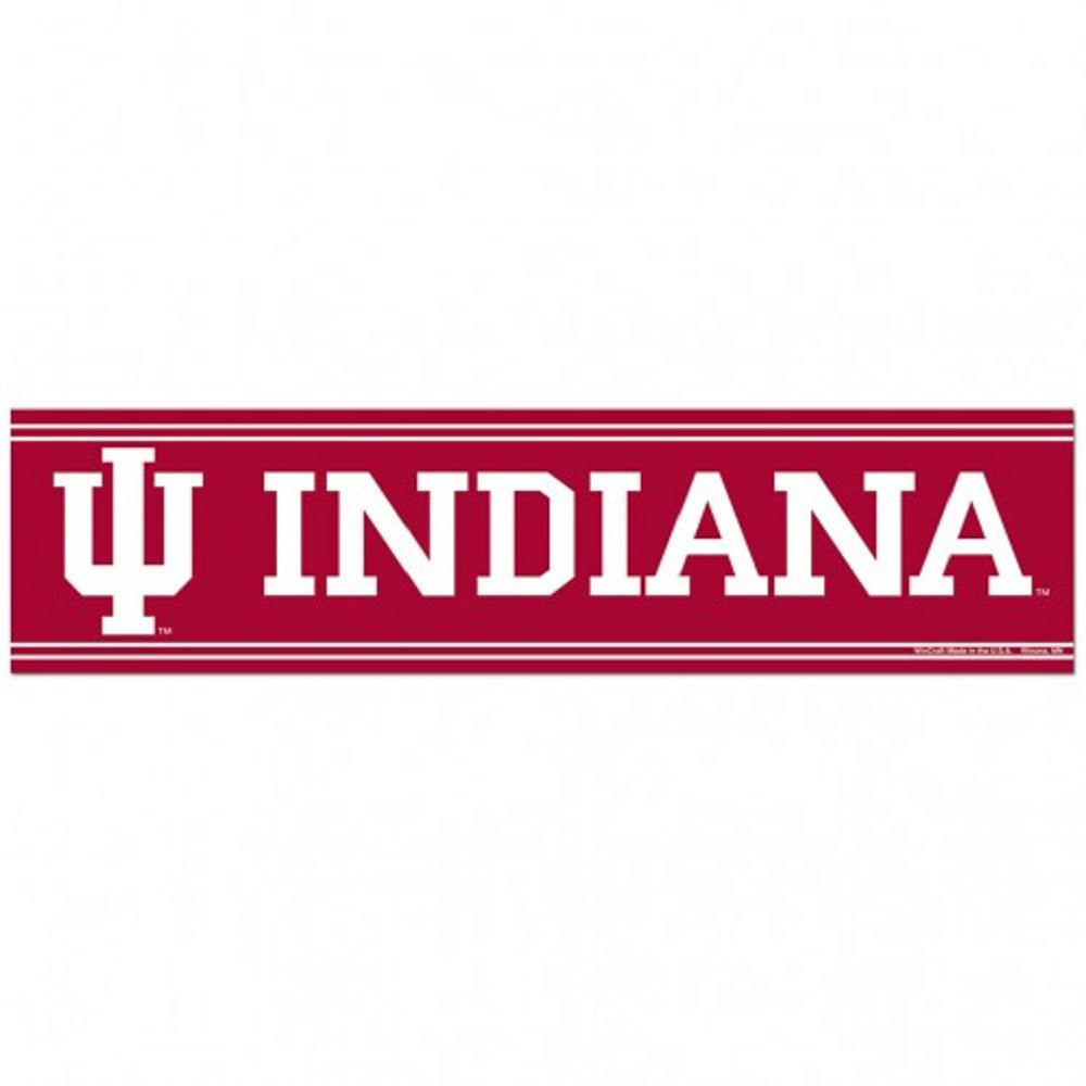 Indiana Hoosiers Bumper Sticker - Special Order