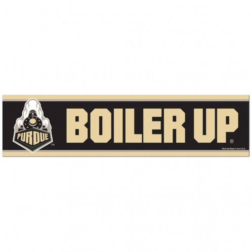 Purdue Boilermakers Decal 3x12 Bumper Strip Style