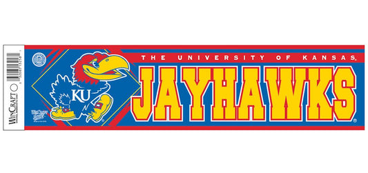 Kansas Jayhawks Bumper Sticker - Special Order