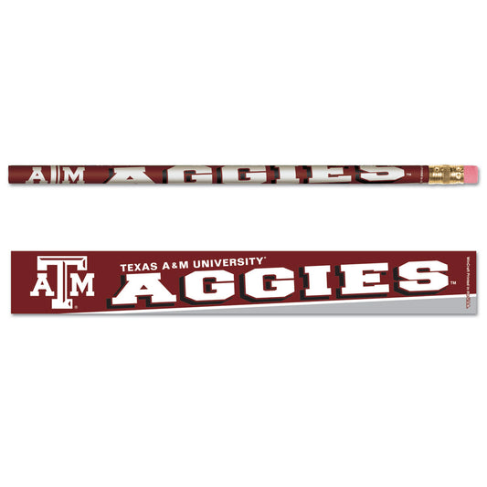 Texas A&M Aggies Pencil 6 Pack - Special Order