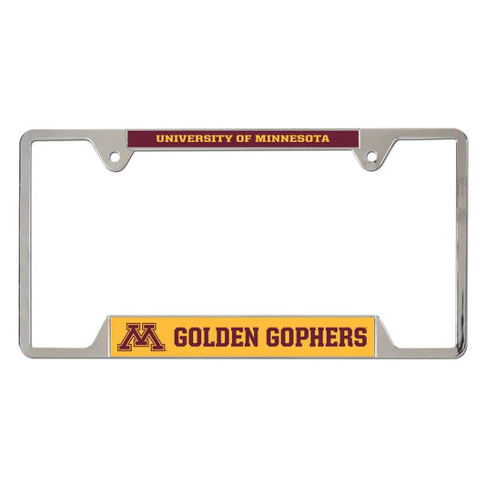 Minnesota Golden Gophers License Plate Frame Metal - Special Order