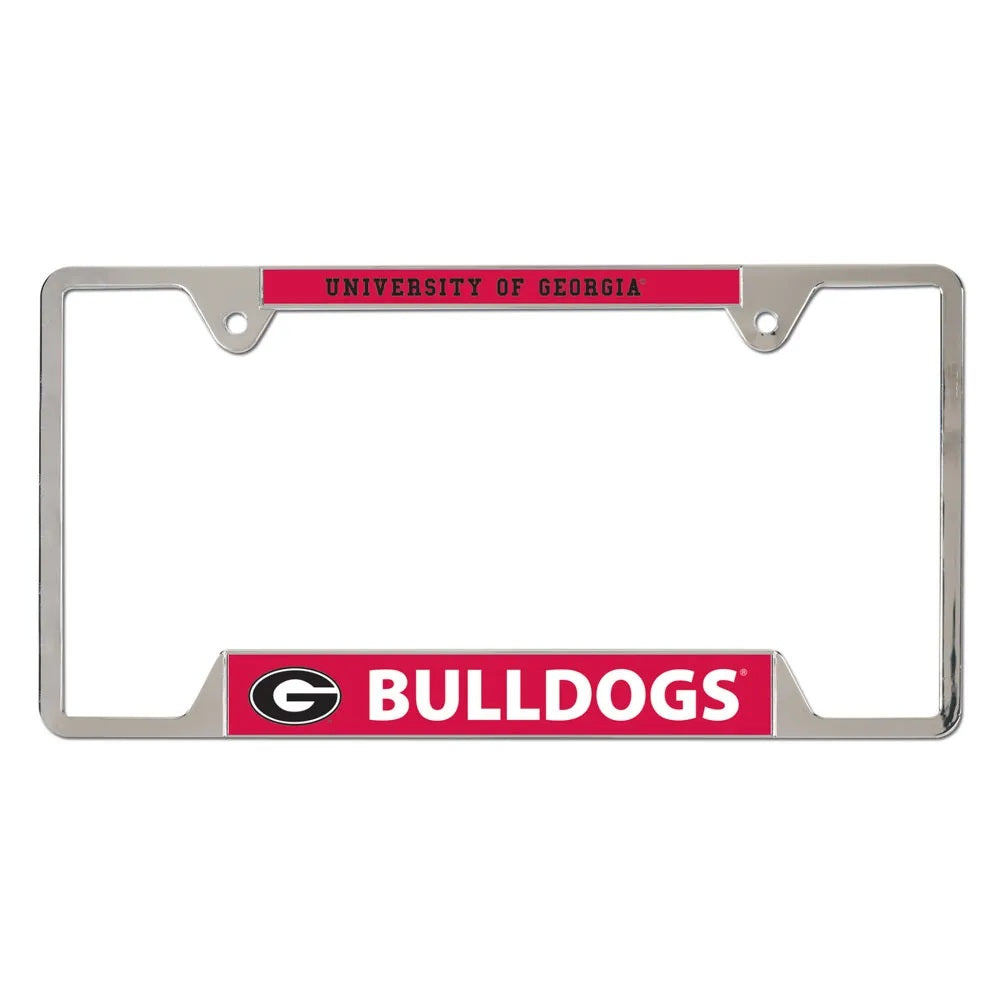 Georgia Bulldogs License Plate Frame Metal - Special Order