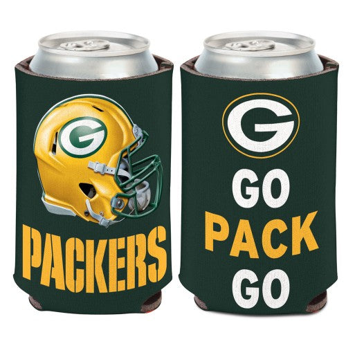 Green Bay Packers Can Cooler Slogan Design