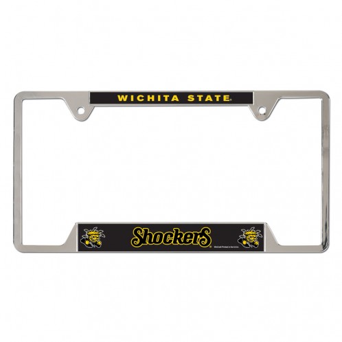 Wichita State Shockers License Plate Frame Metal - Special Order