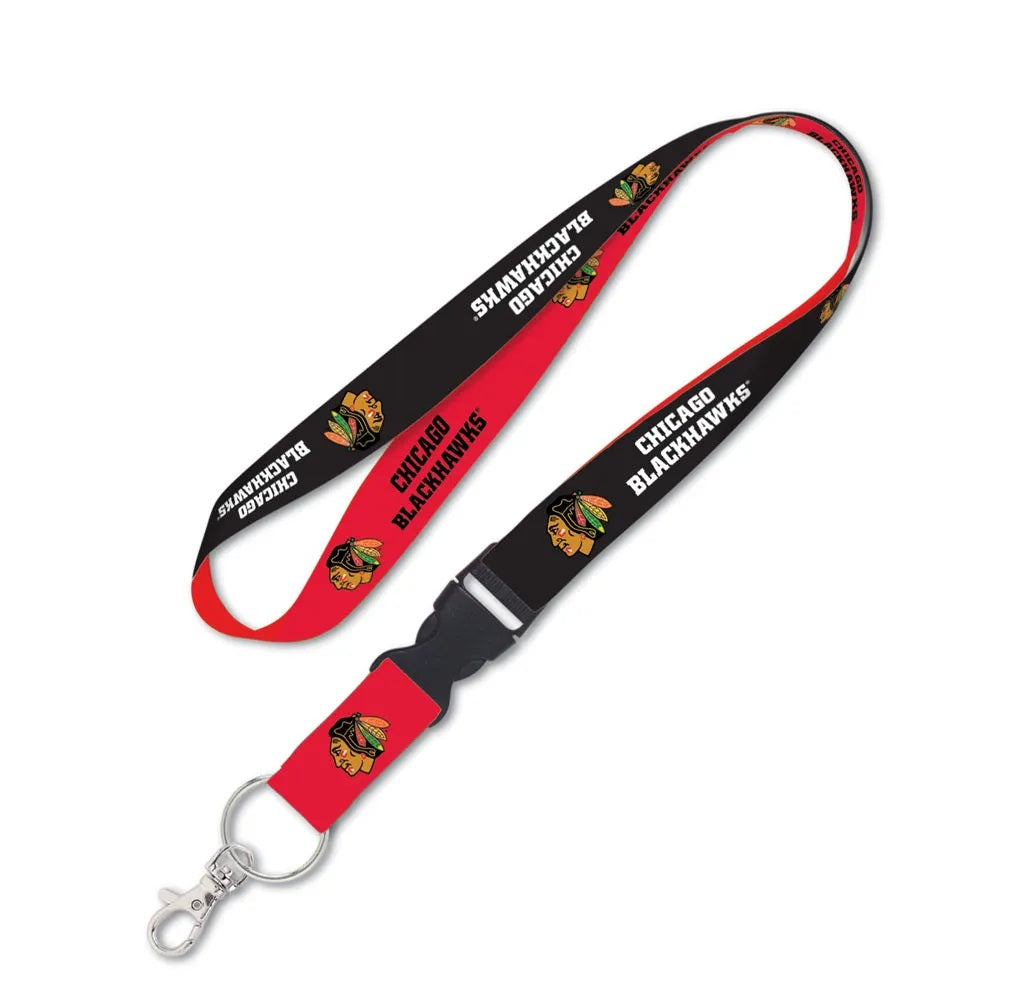 Chicago Blackhawks Lanyard with Detachable Buckle - Special Order