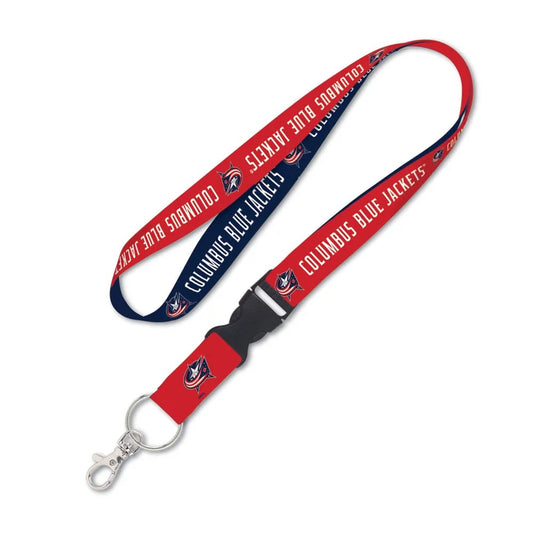 Columbus Blue Jackets Lanyard with Detachable Buckle - Special Order