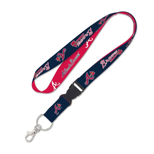 Atlanta Braves Lanyard with Detachable Buckle Two Color