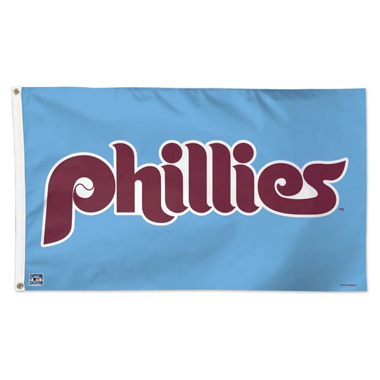 Philadelphia Phillies Flag 3x5 Deluxe Style Cooperstown - Special Order