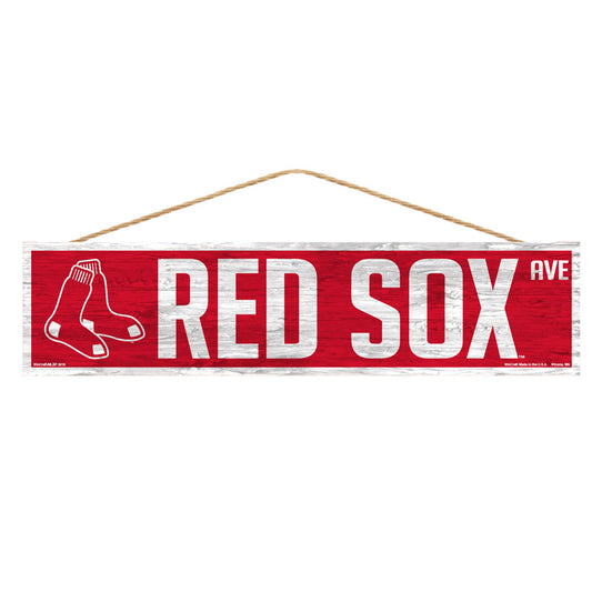 Boston Red Sox Sign 4x17 Wood Avenue Design - Special Order