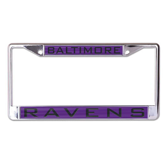 Baltimore Ravens License Plate Frame - Inlaid