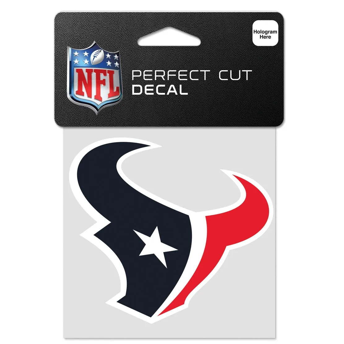 Houston Texans Decal 4x4 Perfect Cut Color