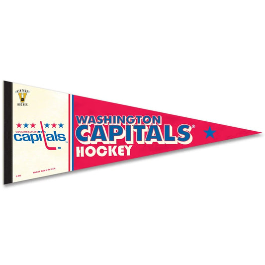 Washington Capitals Pennant 12x30 Premium Style Vintage Design