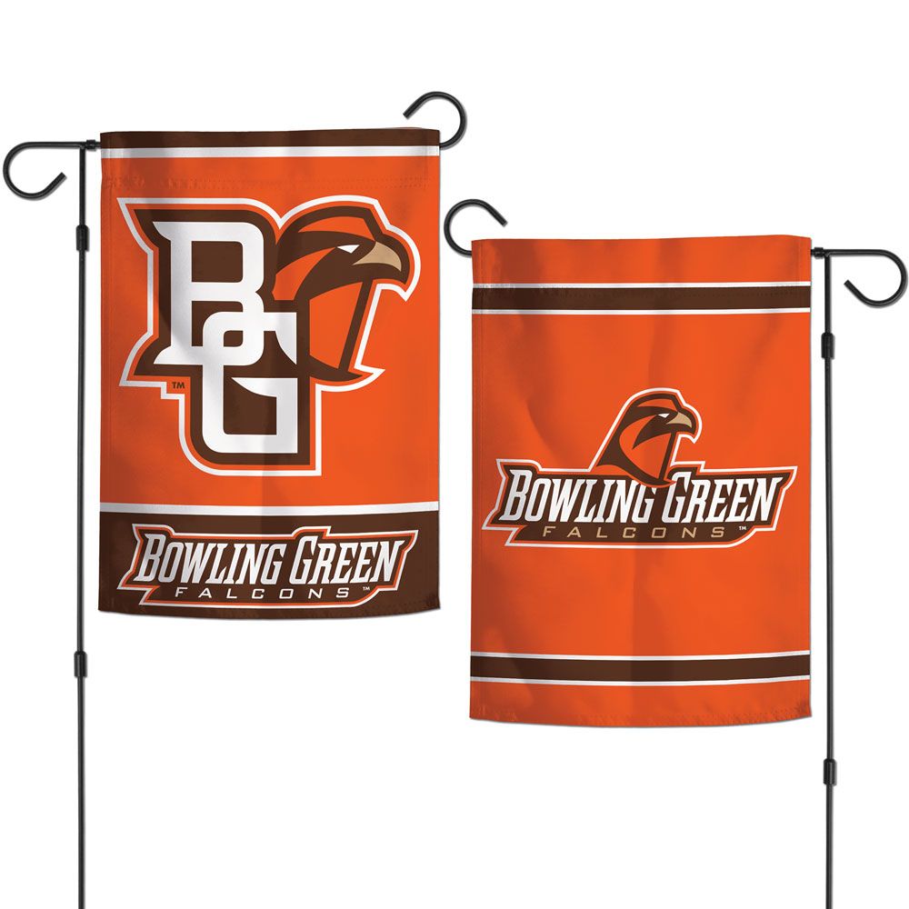Bowling Green Falcons Flag 12x18 Garden Style 2 Sided - Special Order