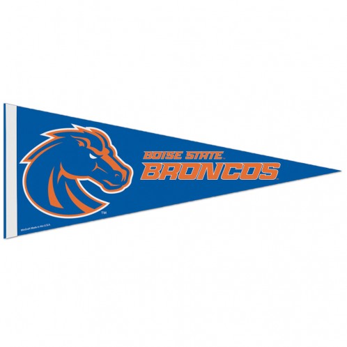 Boise State Broncos Pennant 12x30 Premium Style - Special Order