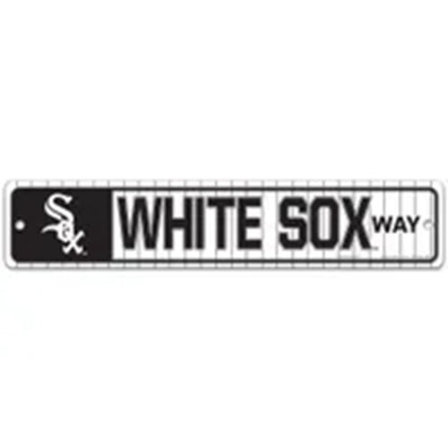 Chicago White Sox Sign 3.75x19 Plastic Street Style - Special Order