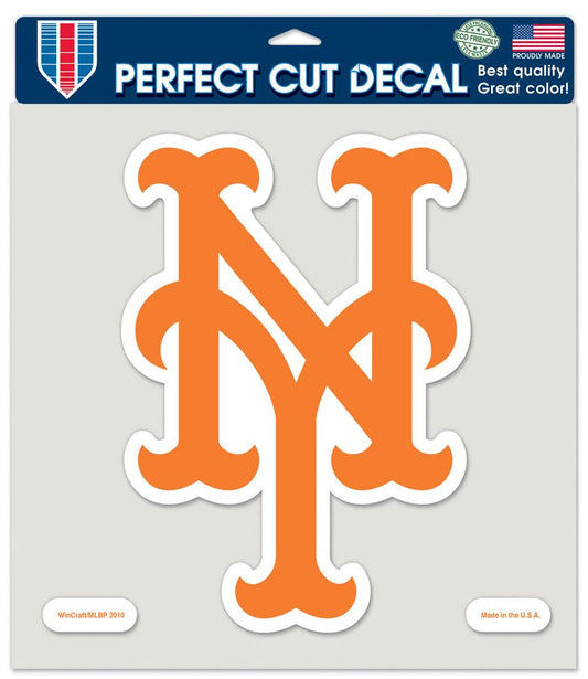 New York Mets Decal 8x8 Die Cut Color