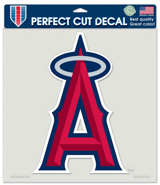 Los Angeles Angels Decal 8x8 Perfect Cut Color