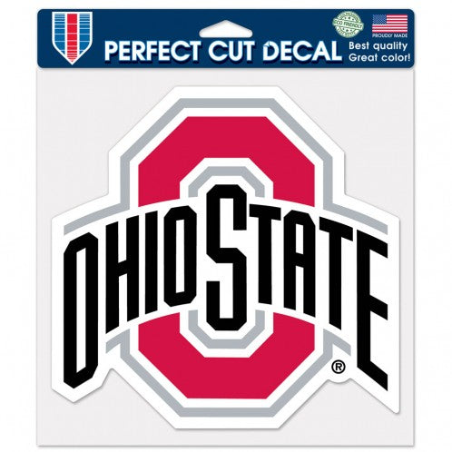 Ohio State Buckeyes Decal 8x8 Die Cut Color