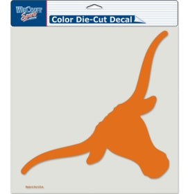 Texas Longhorns Decal 8x8 Die Cut Color