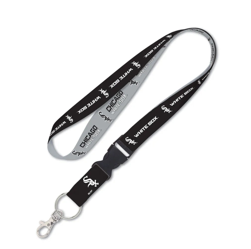 Chicago White Sox Lanyard with Detachable Buckle Two Color - Special Order