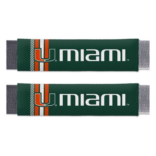 Miami Hurricanes Seat Belt Pads Team Color