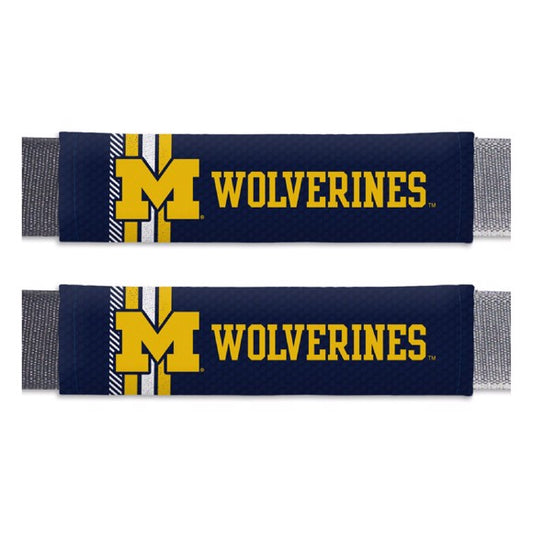 Michigan Wolverines Seat Belt Pads Team Color