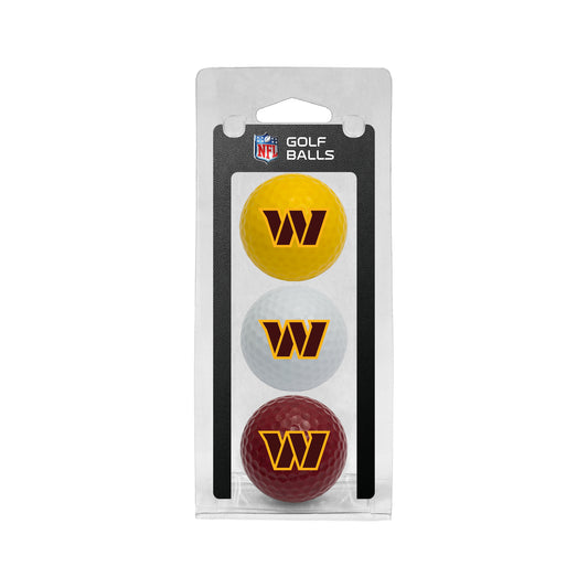 Washington Commanders Golf Balls 3 Pack