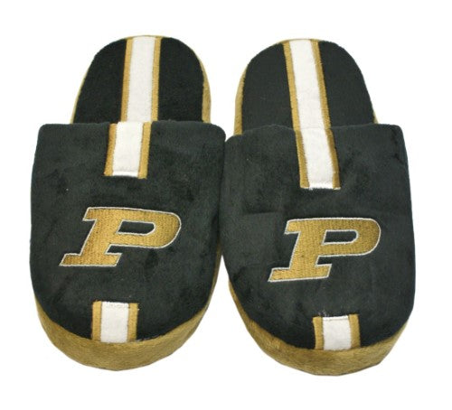 Purdue Boilermakers Slipper - Youth 8-16 Size 5-6 Stripe - (1 Pair) - L