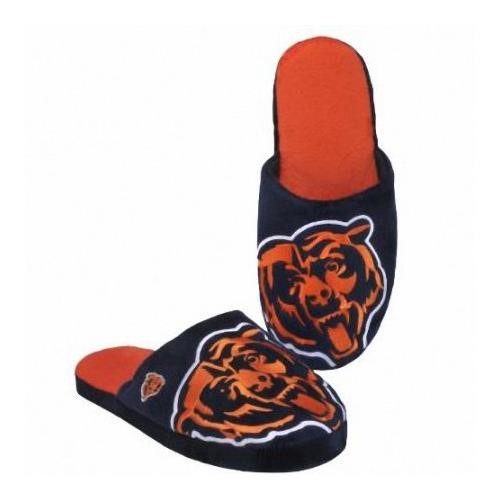 Chicago Bears Slippers - Big Logo Stripe (1 Pair) - XL CO