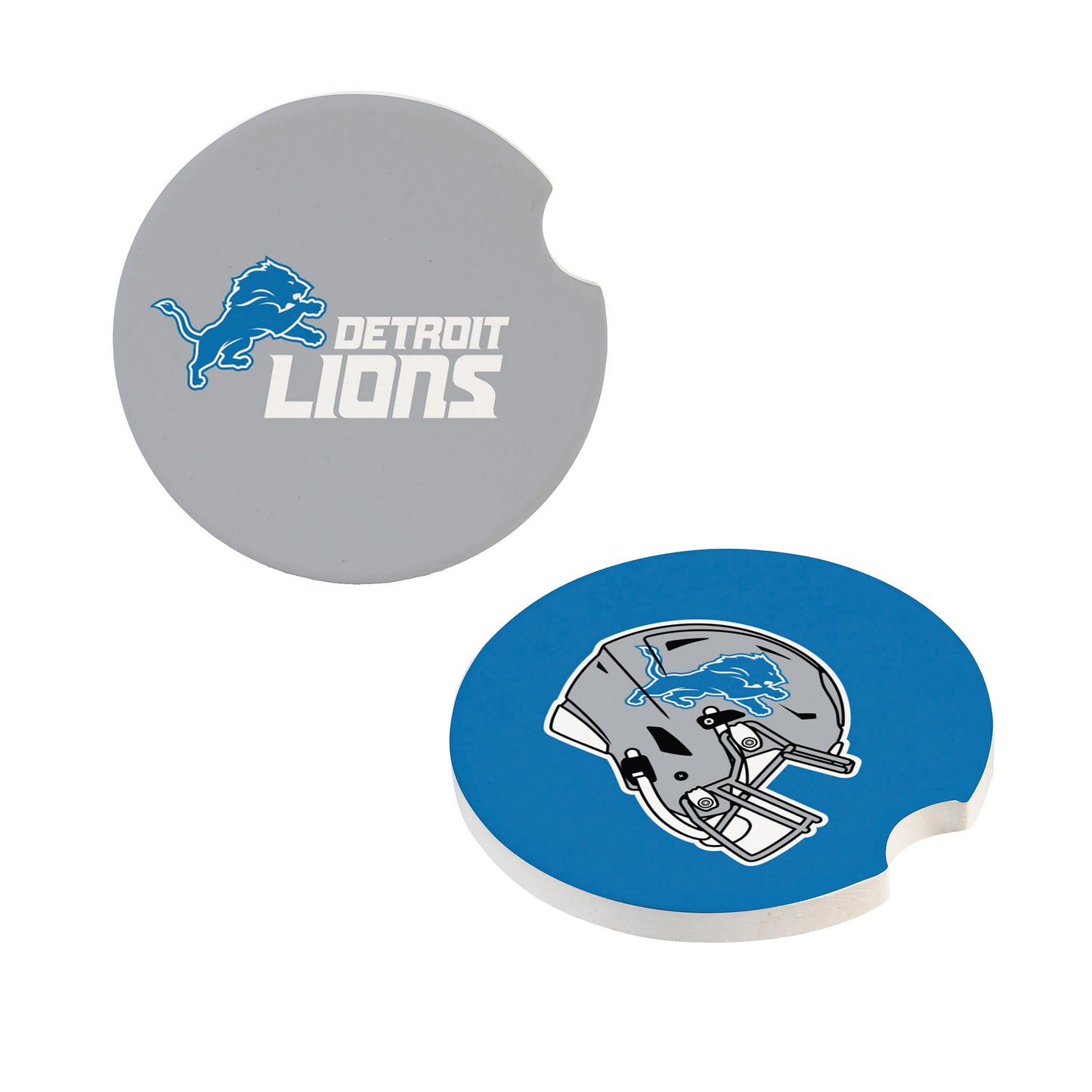 Detroit Lions Car Coaster Set 2 Pack Periodic Restock