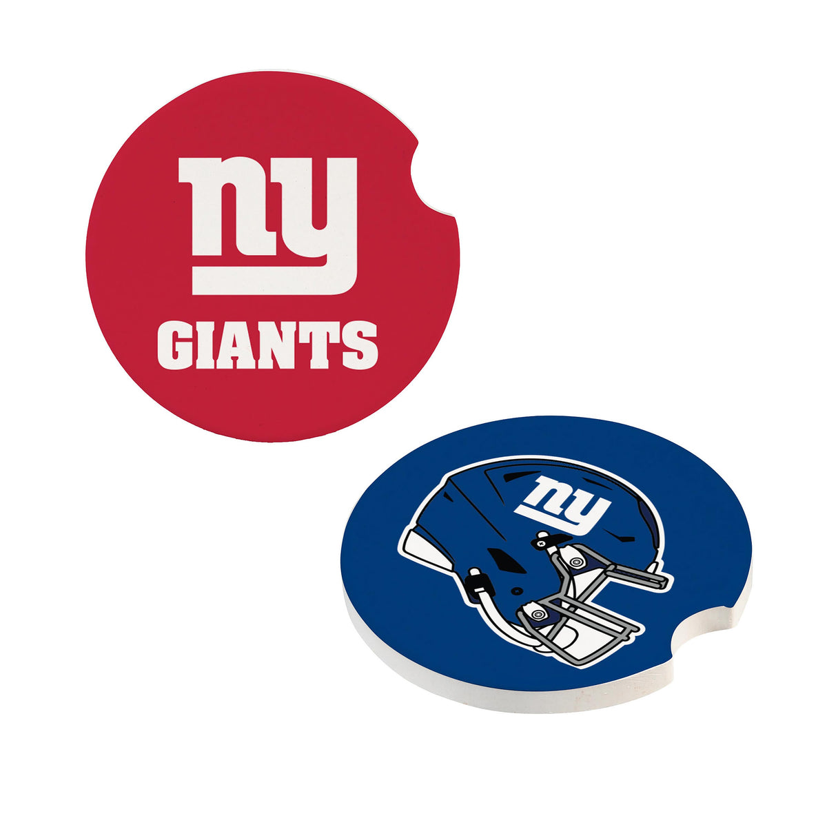 New York Giants Car Coaster Set 2 Pack Periodic Restock
