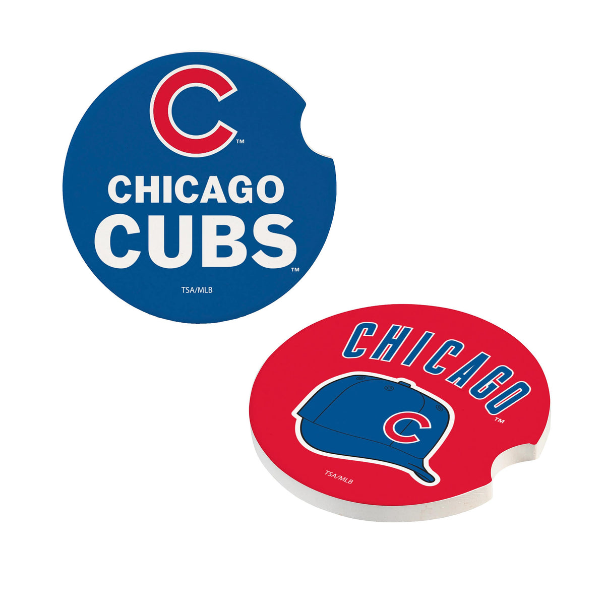 Chicago Cubs Car Coaster Set 2 Pack Periodic Restock