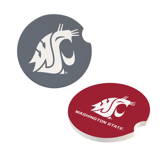 Washington State Cougars Car Coaster Set 2 Pack Periodic Restock